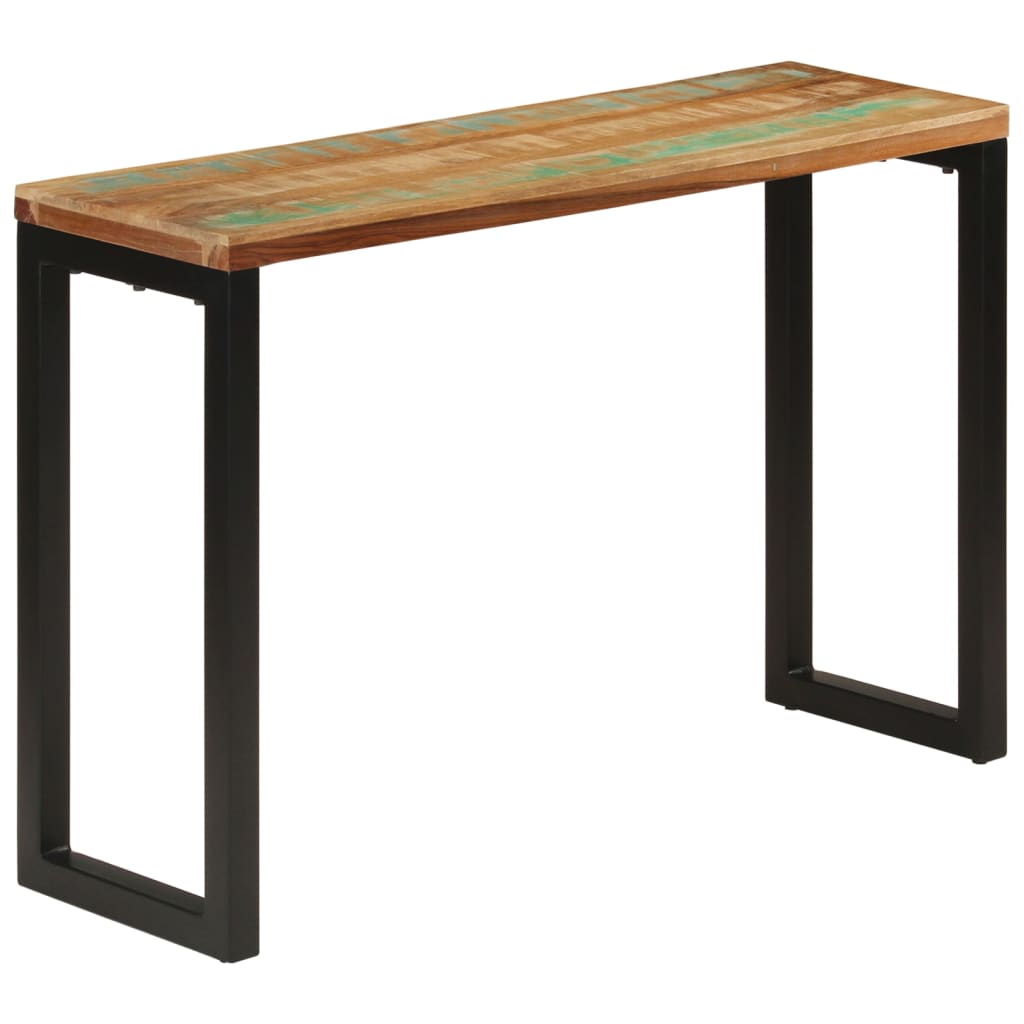 Console Table 120X35X76 Cm Solid Mango Wood And Steel