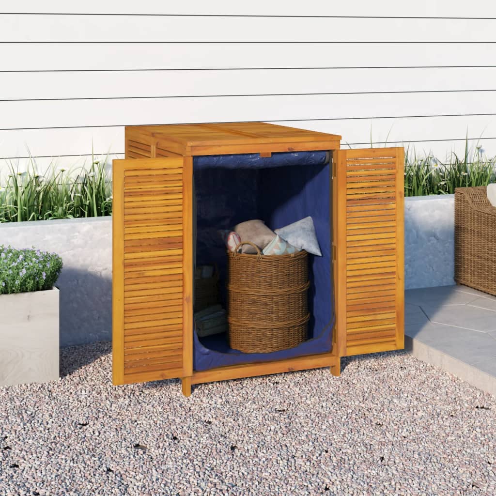 Garden Storage Box Solid Wood Acacia