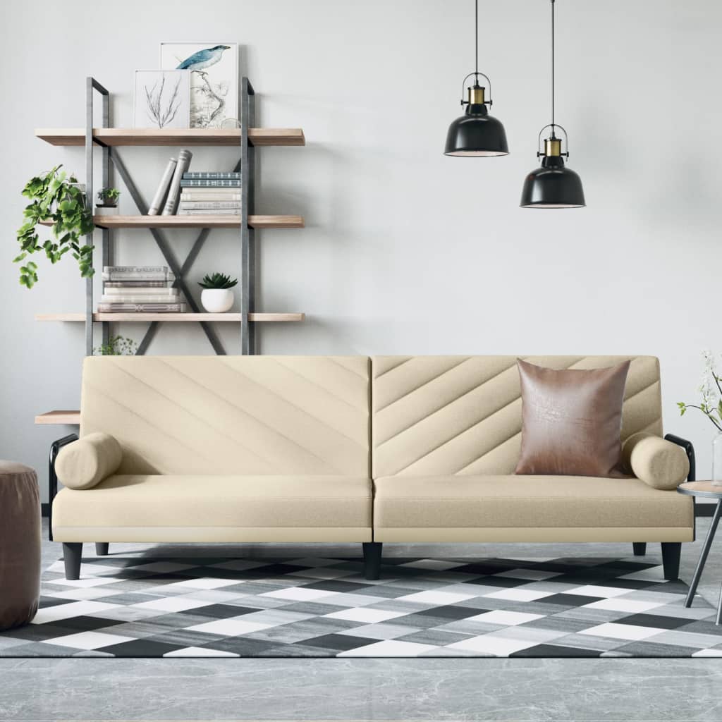 Sofa Bed With Armrests Fabric