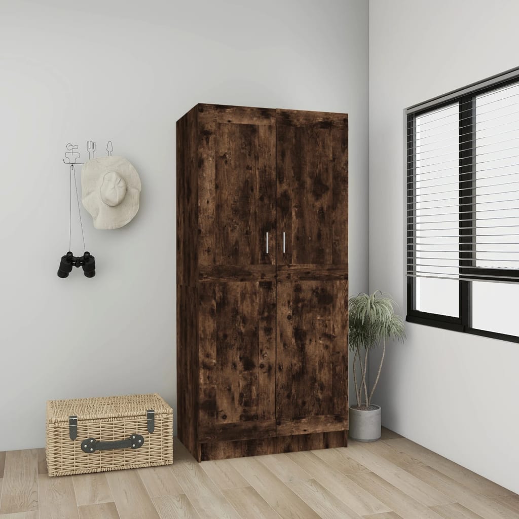 Wardrobe 82.5X51.5X180 Cm Engineered Wood