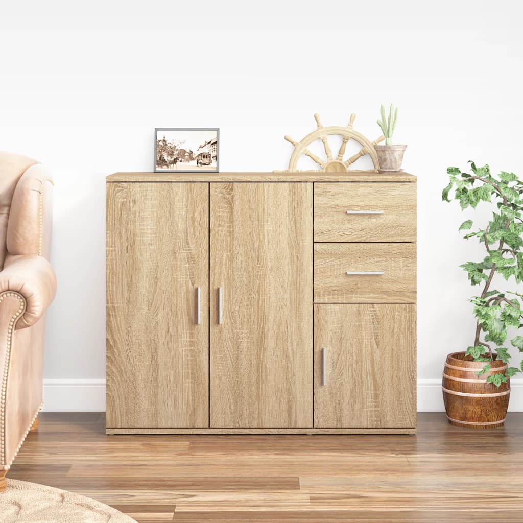 Sideboard 91X29.5X75 Cm Engineered Wood
