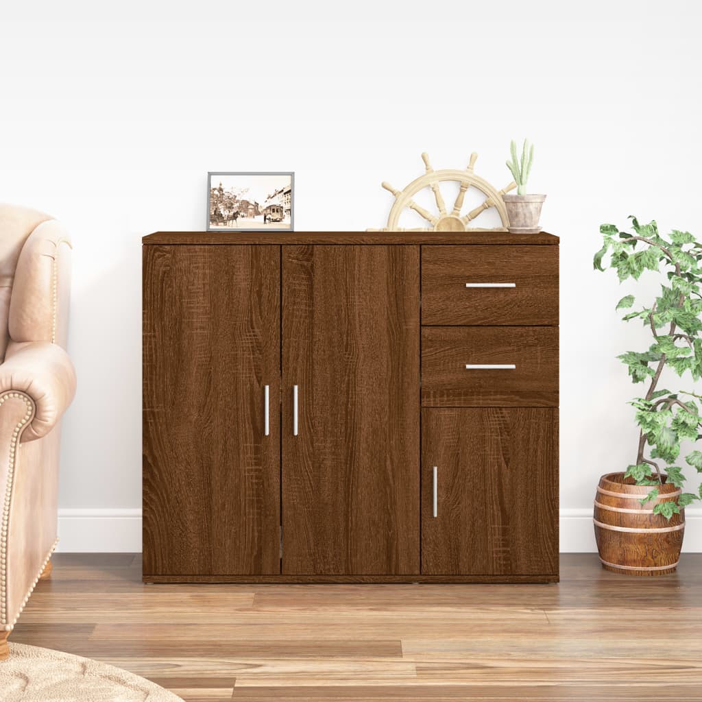 Sideboard 91X29.5X75 Cm Engineered Wood
