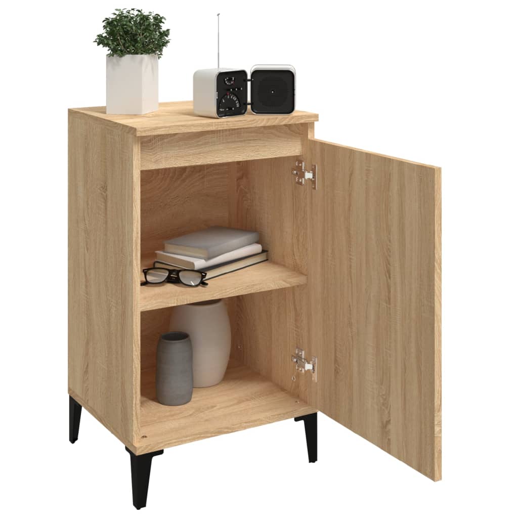 Bedside Cabinet 40X35X70 Cm Engineered Wood