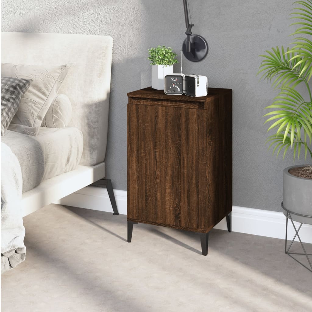 Bedside Cabinet 40X35X70 Cm Engineered Wood