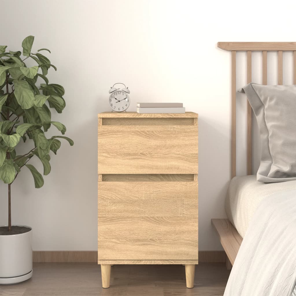 Bedside Cabinets 2 Pcs 40X35X70 Cm