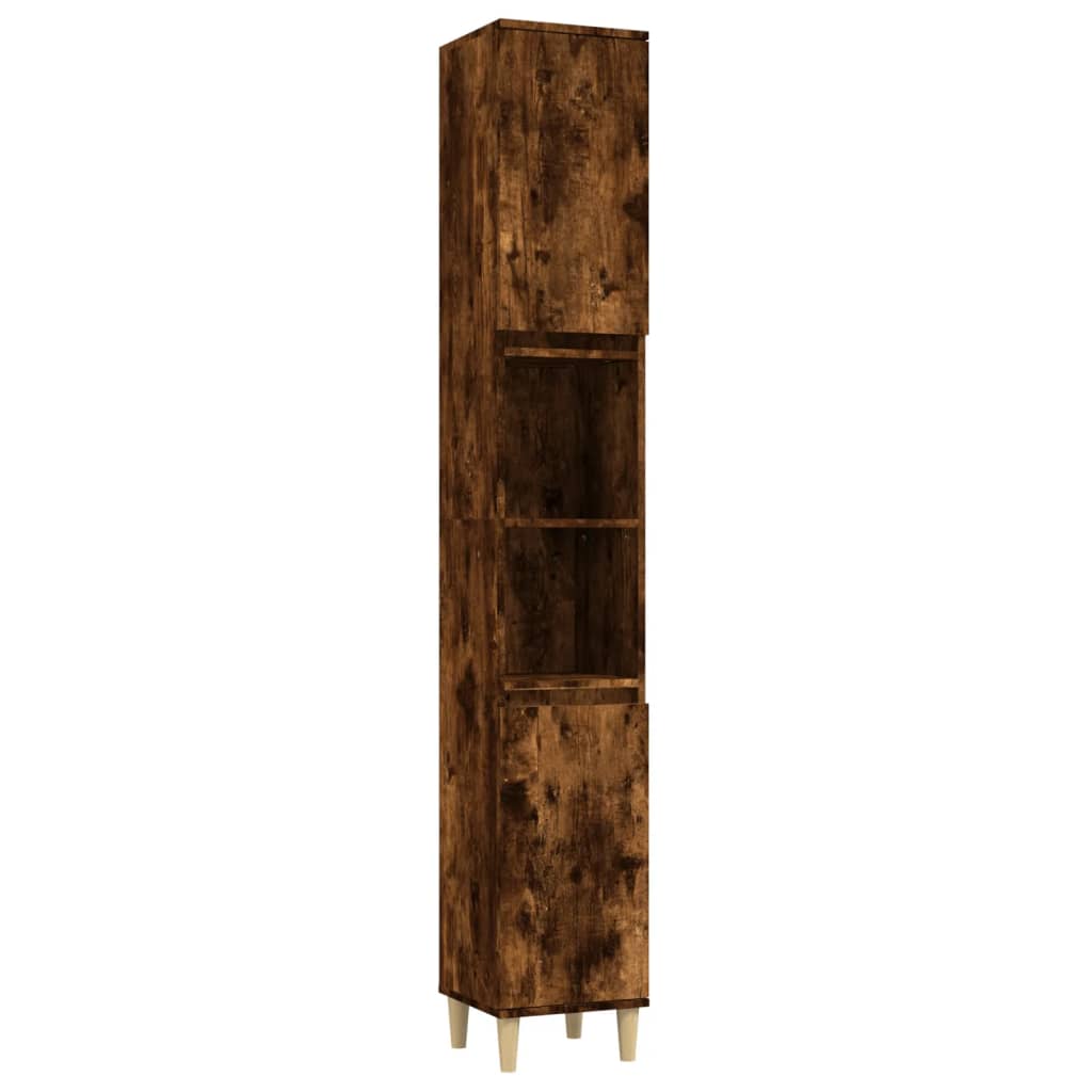 Bathroom Cabinet 30X30X190 Cm Engineered Wood