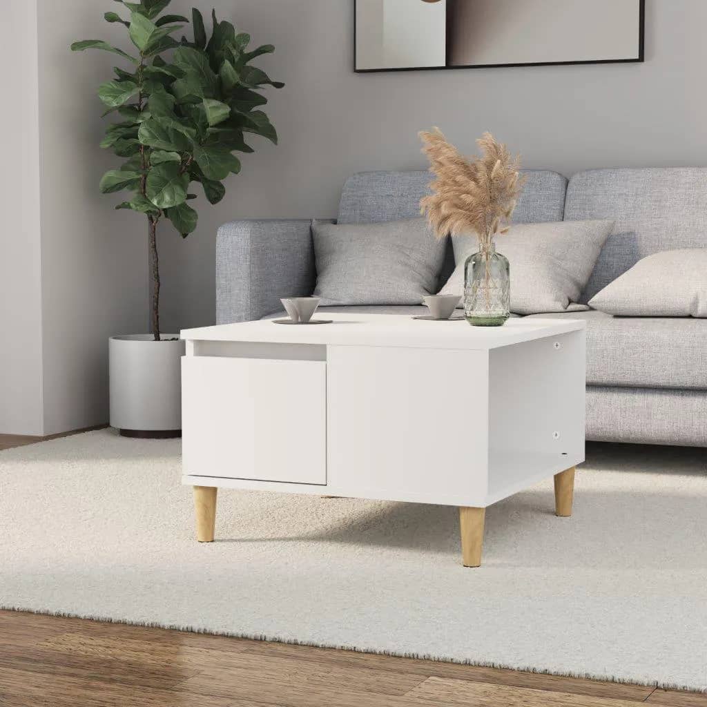 Coffee Table 55X55X36.5 Cm Engineered Wood