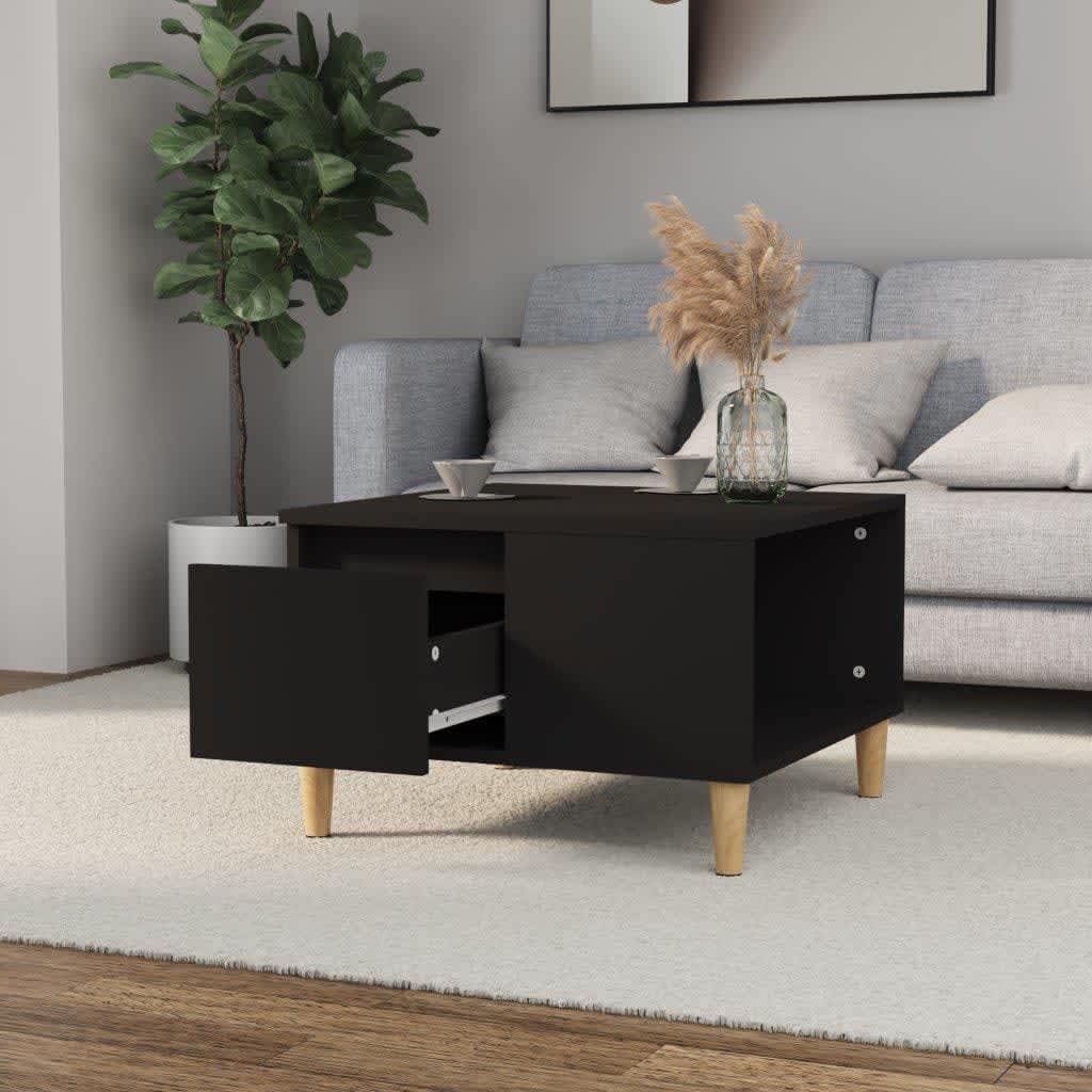 Coffee Table 55X55X36.5 Cm Engineered Wood