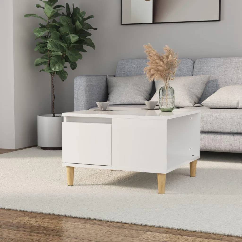 Coffee Table 55X55X36.5 Cm Engineered Wood
