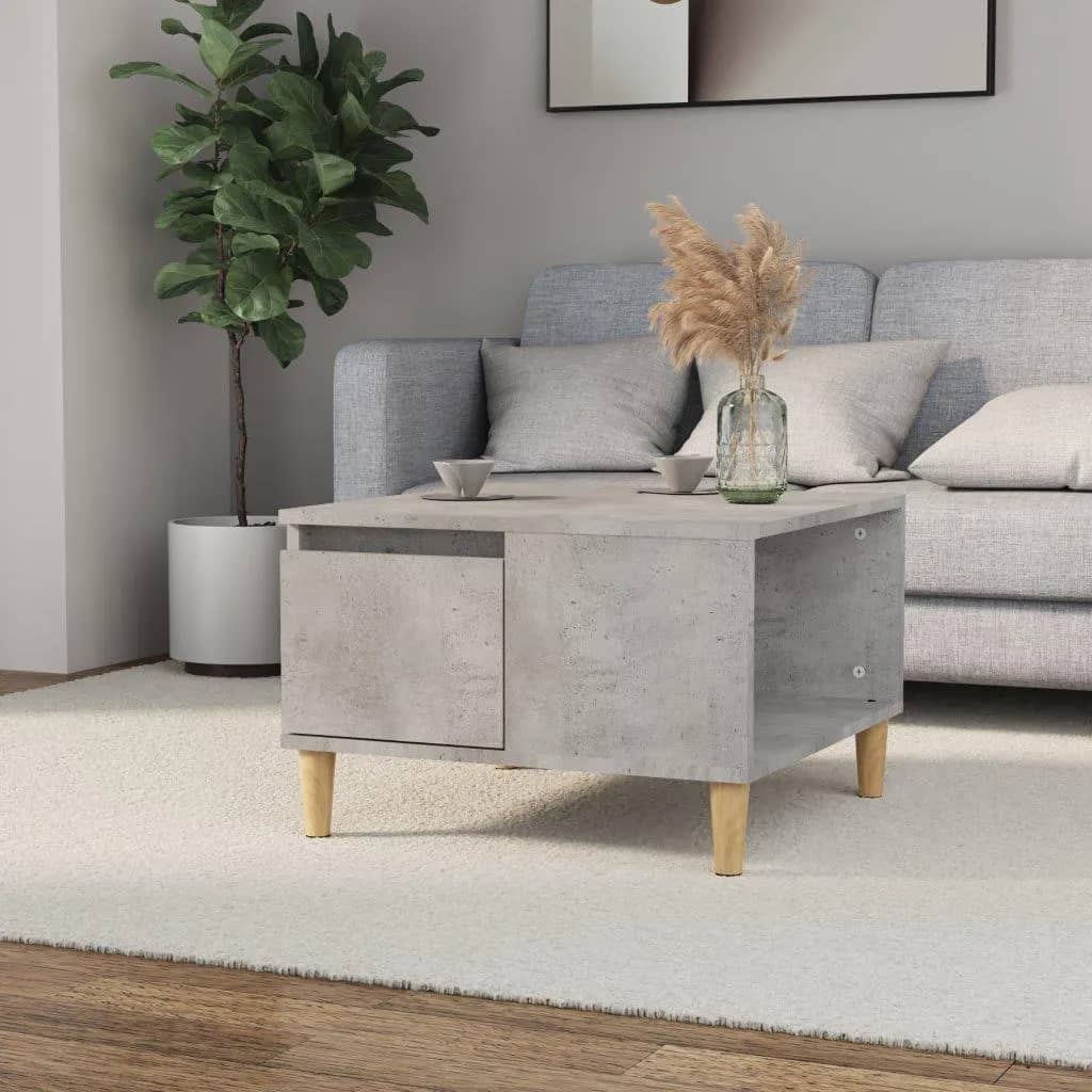 Coffee Table 55X55X36.5 Cm Engineered Wood