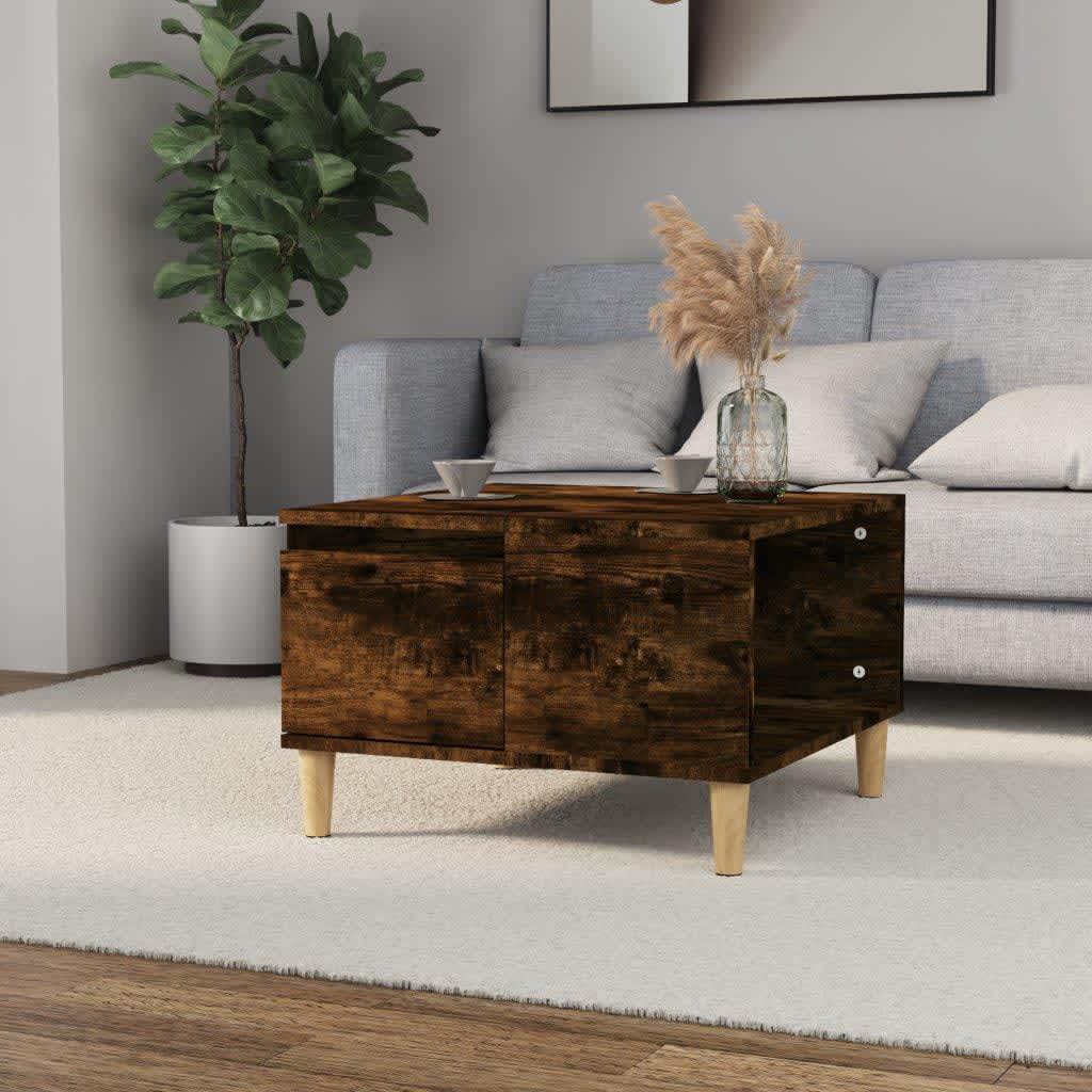 Coffee Table 55X55X36.5 Cm Engineered Wood