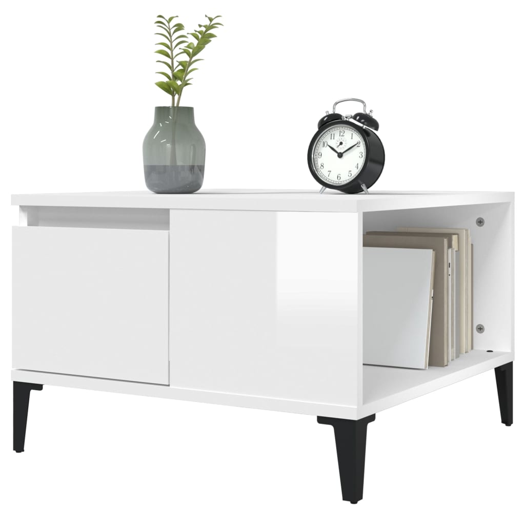 Coffee Table 55X55X36.5 Cm Engineered Wood