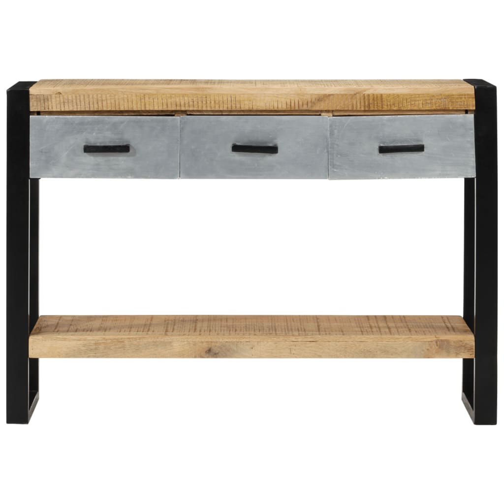 Console Table 110X30X76 Cm Solid Rough Wood Mango