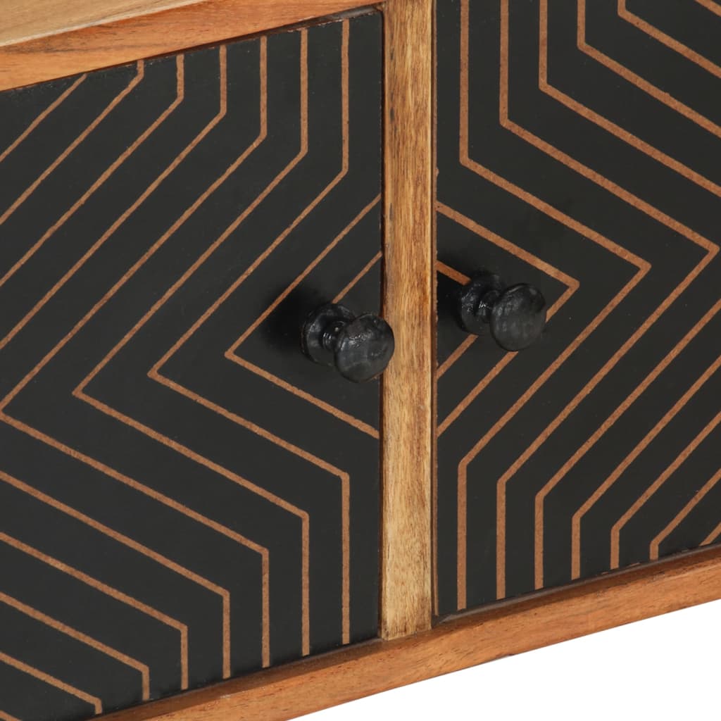 Tv Cabinet 112X30X40 Cm Solid Wood Acacia