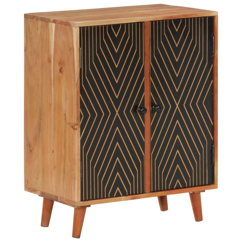 Sideboard 60X35X74 Cm Solid Wood Acacia