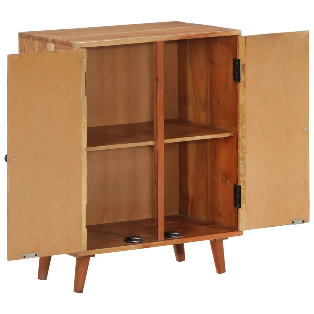 Sideboard 60X35X74 Cm Solid Wood Acacia
