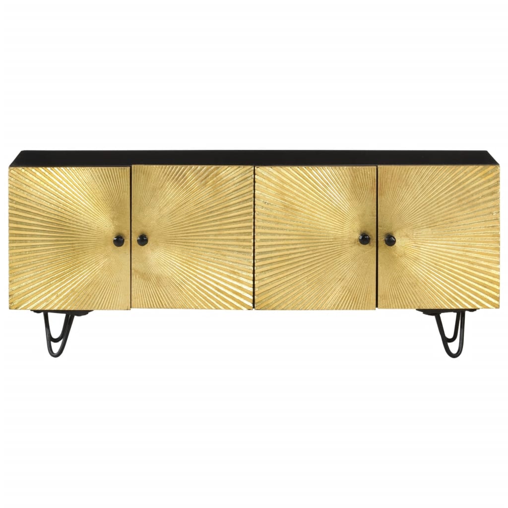 Tv Cabinet 110X30X45 Cm Solid Wood Mango