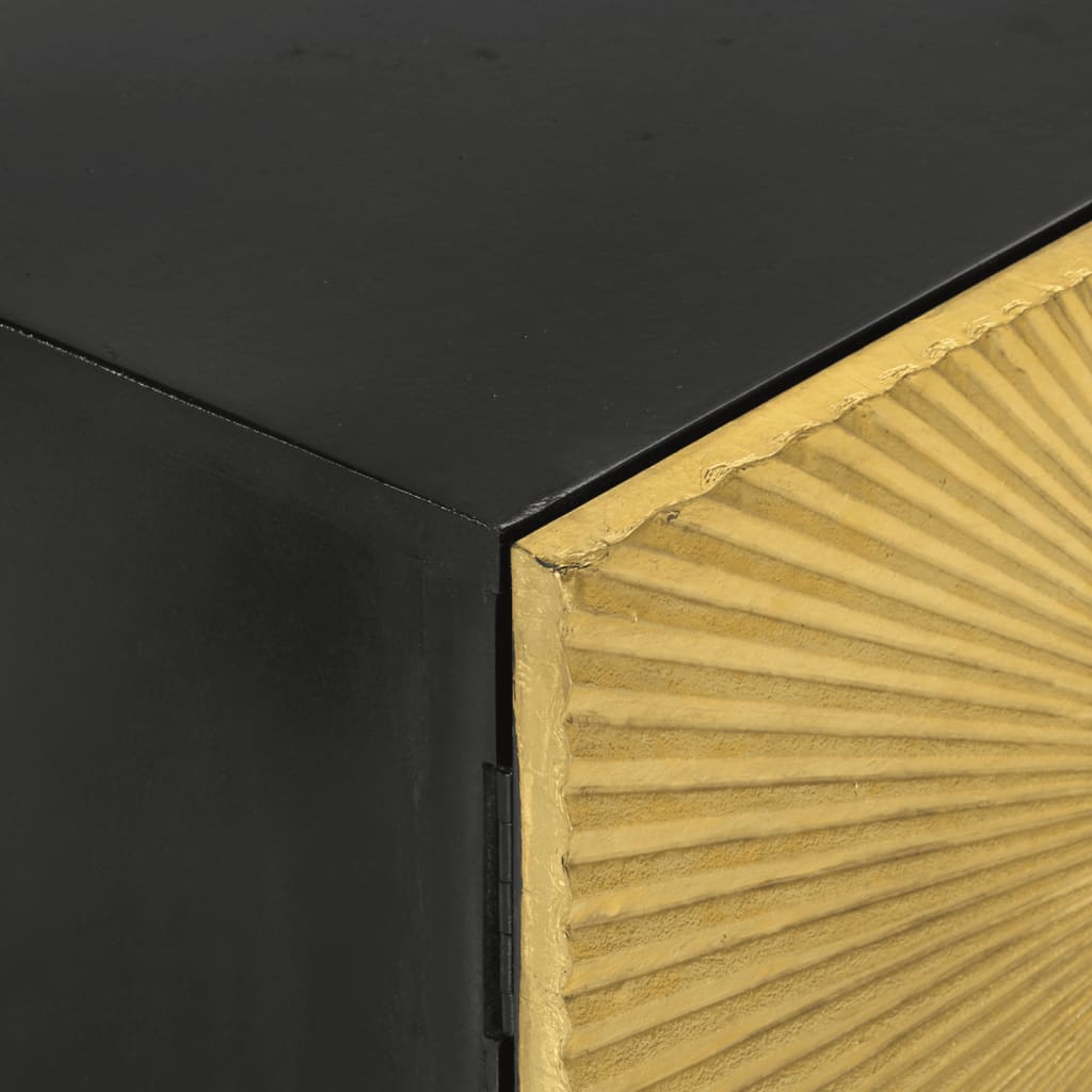 Tv Cabinet 110X30X45 Cm Solid Wood Mango