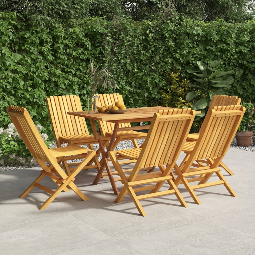 Folding Garden Chairs 4 Pcs 61X67X90 Cm Solid Wood Teak