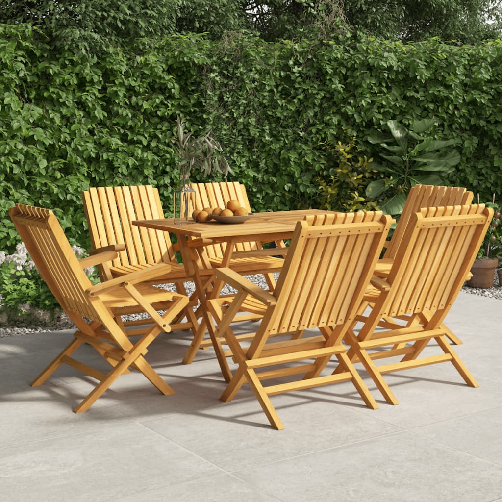 Folding Garden Chairs 4 Pcs 61X67X90 Cm Solid Wood Teak