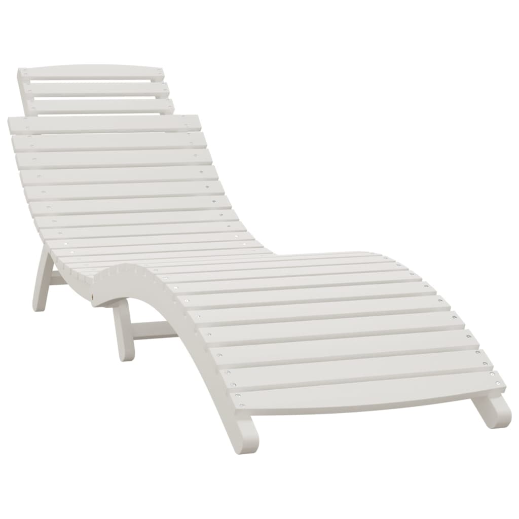 Sun Loungers 2 Pcs Solid Wood Acacia