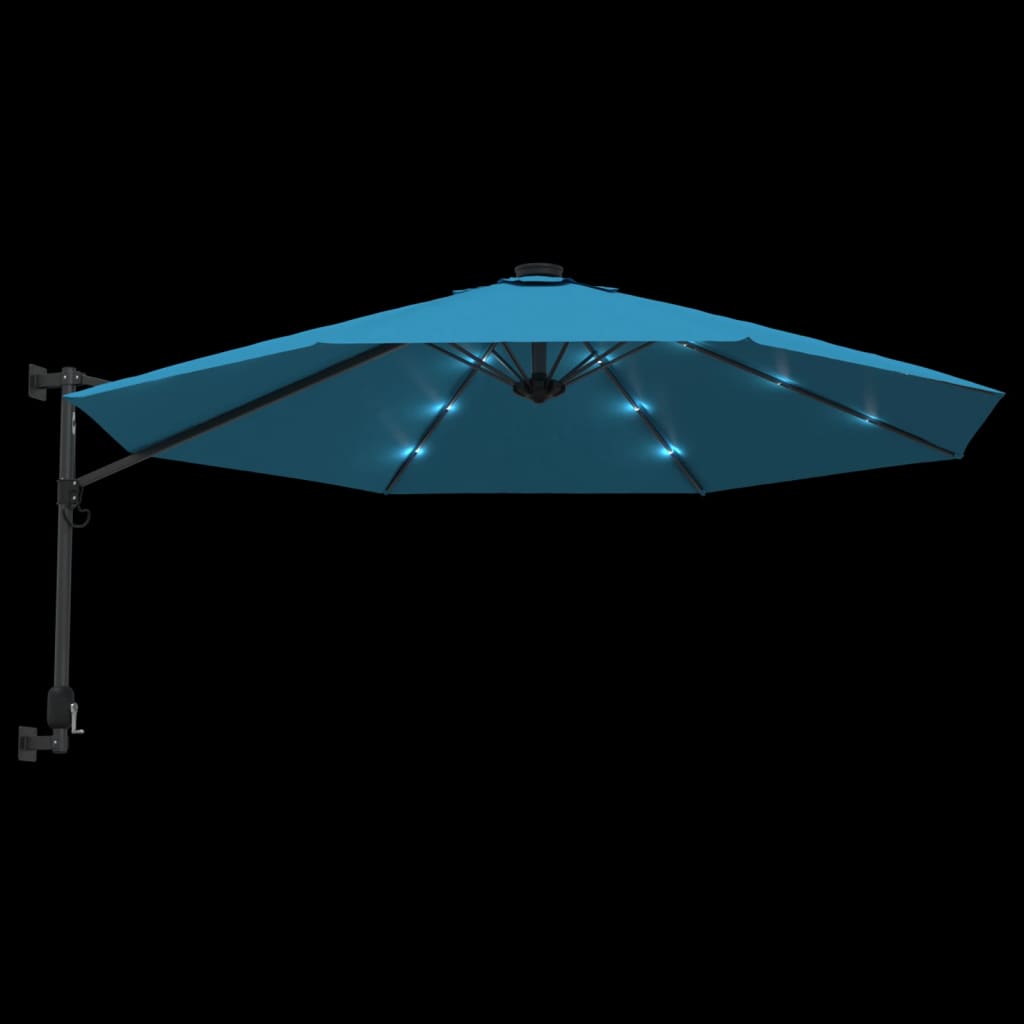 Wall-Mounted Parasol With Leds Sea 290Cm