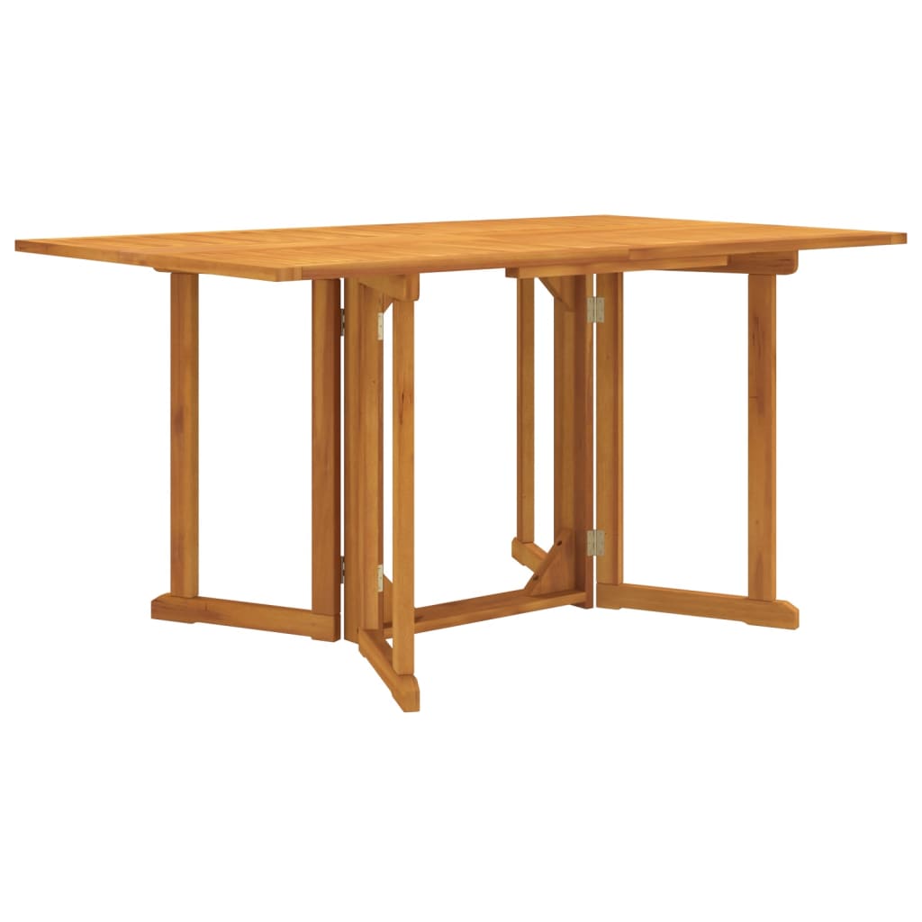 Folding Butterfly Garden Table Solid Teak Wood
