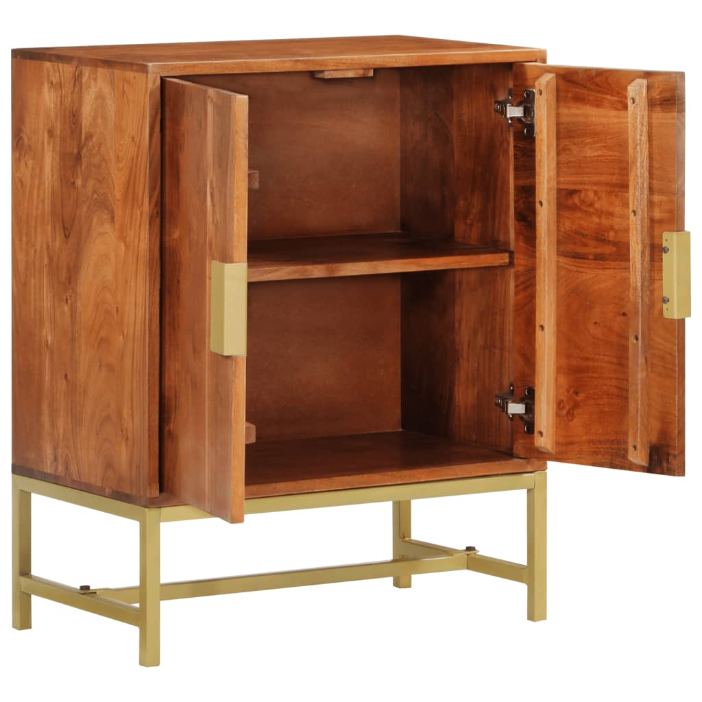 Sideboard 60X35X75 Cm Solid Wood Acacia