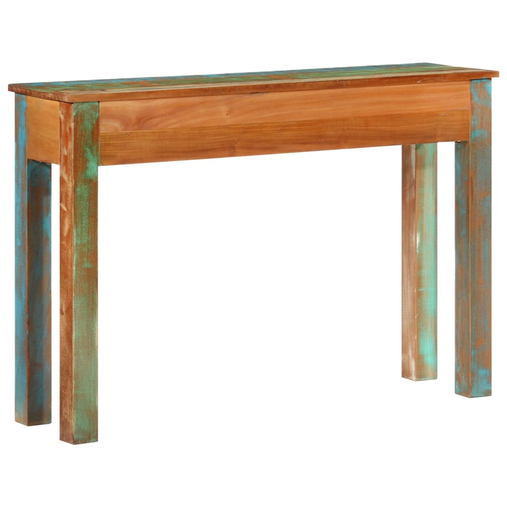 Console Table 110X30X75 Cm Solid Wood Reclaimed