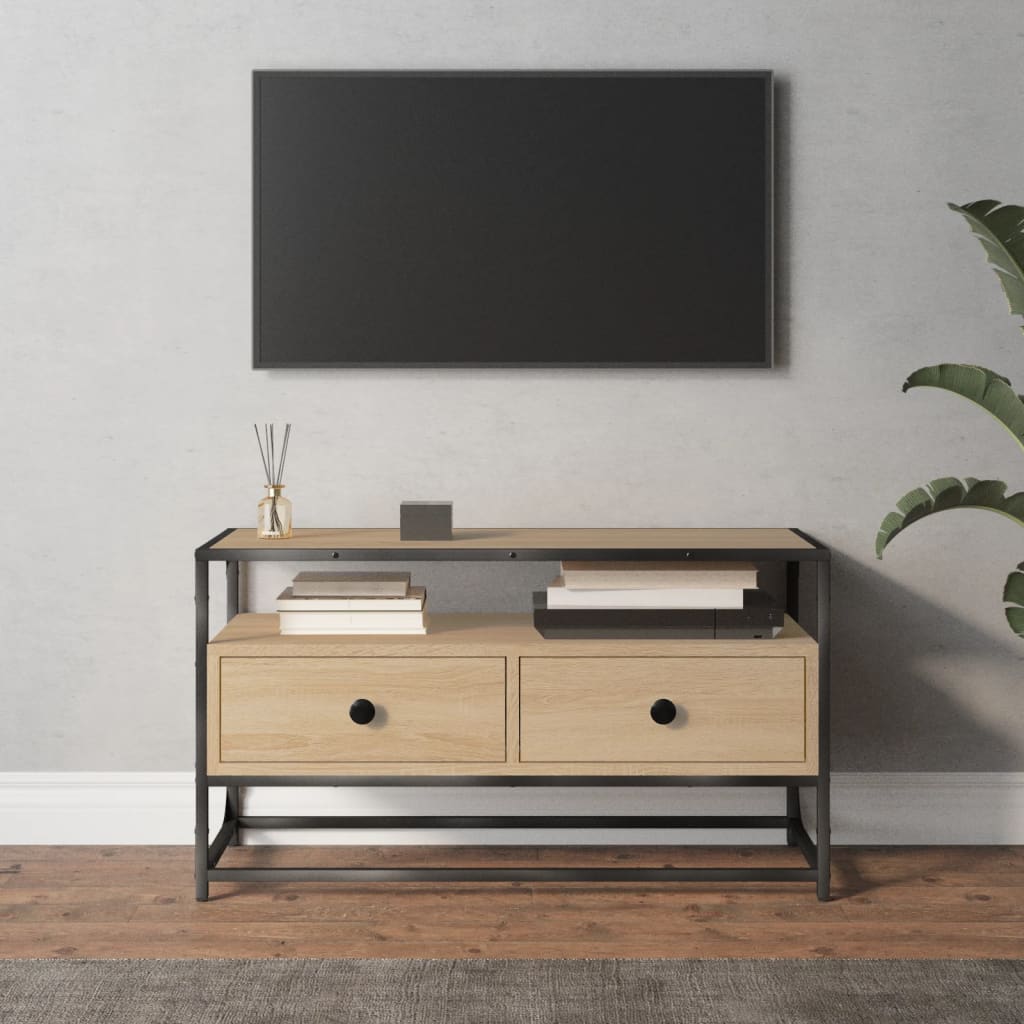 Tv Cabinet 80X35X45 Cm Engineered Wood