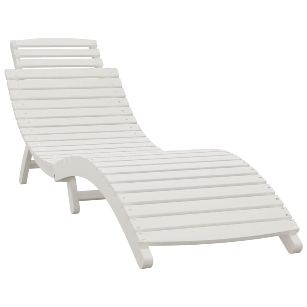 Sun Lounger 184X55X64 Cm Solid Wood Acacia