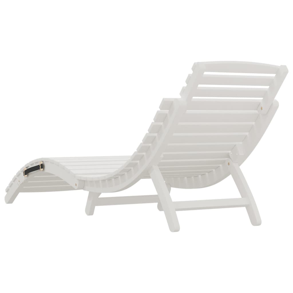 Sun Lounger 184X55X64 Cm Solid Wood Acacia