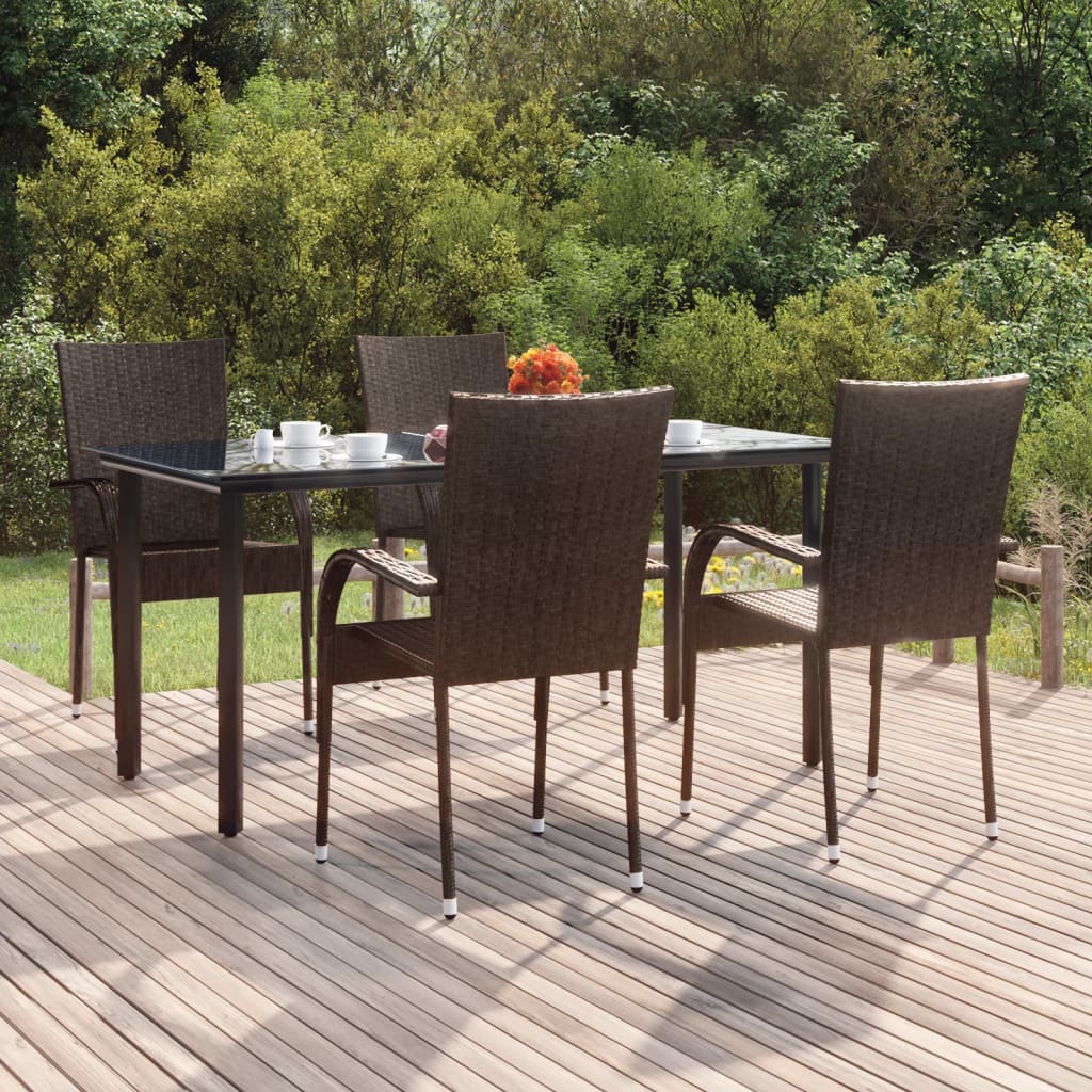 5 Piece Outdoor Dining Set