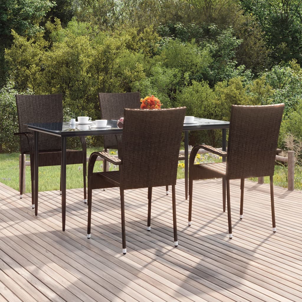 5 Piece Garden Dining Set