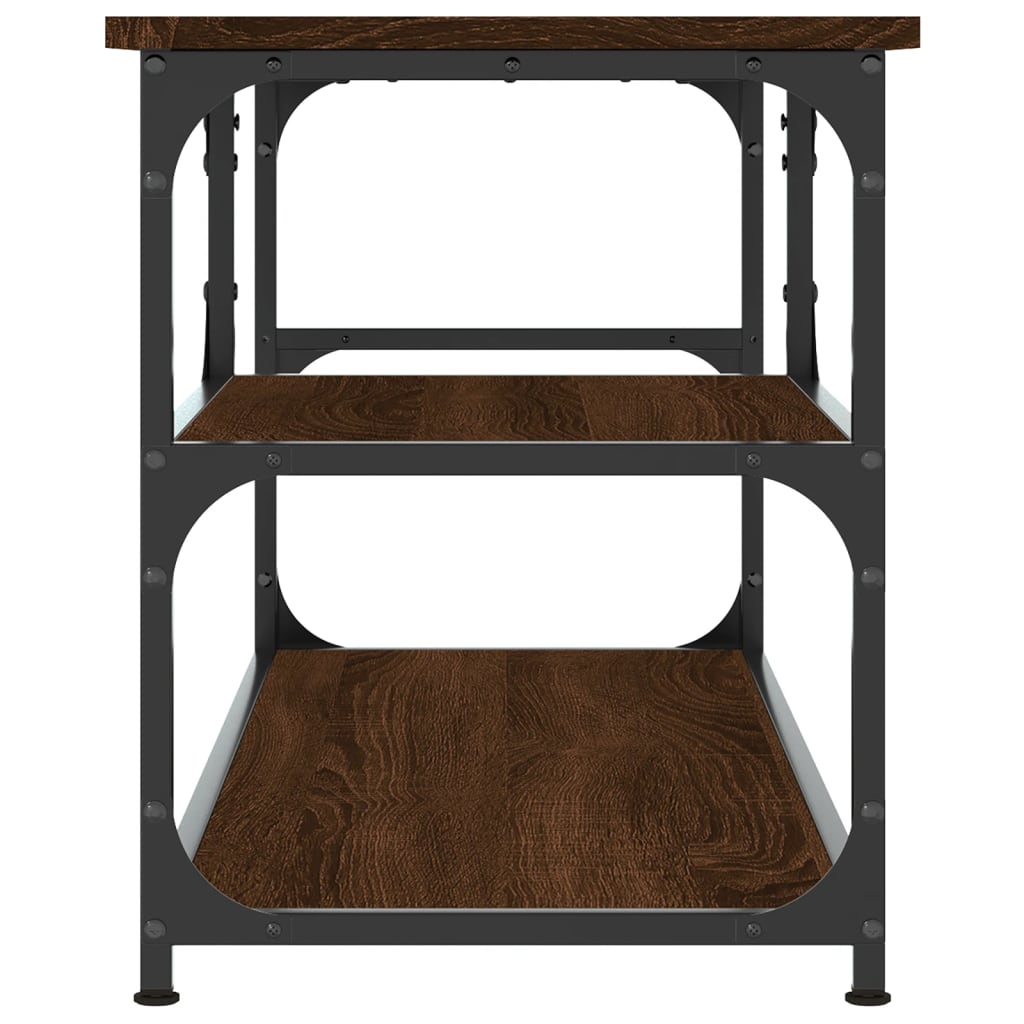 Tv Cabinet 103X38X46.5 Cm Engineered Wood And Steel