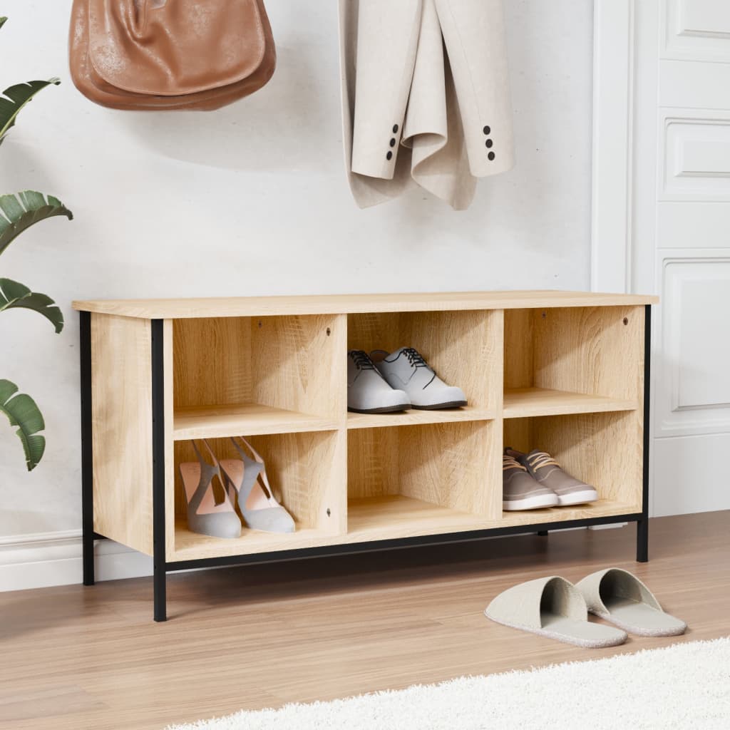 Shoe Cabinet 100X35X Engineered Wood