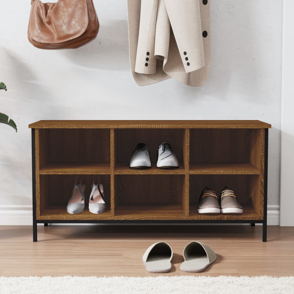 Shoe Cabinet 100X35X Engineered Wood
