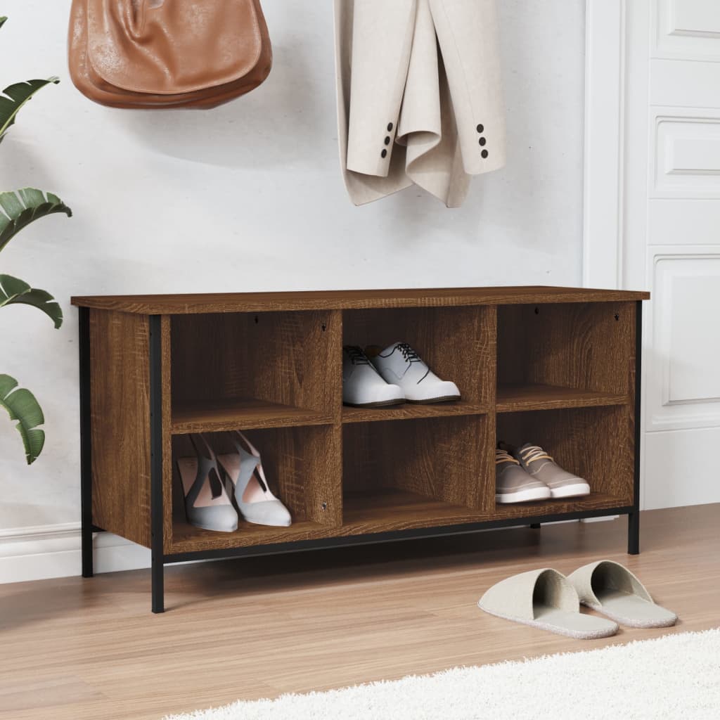 Shoe Cabinet 100X35X Engineered Wood