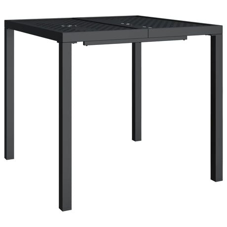 Garden Table Anthracite Steel
