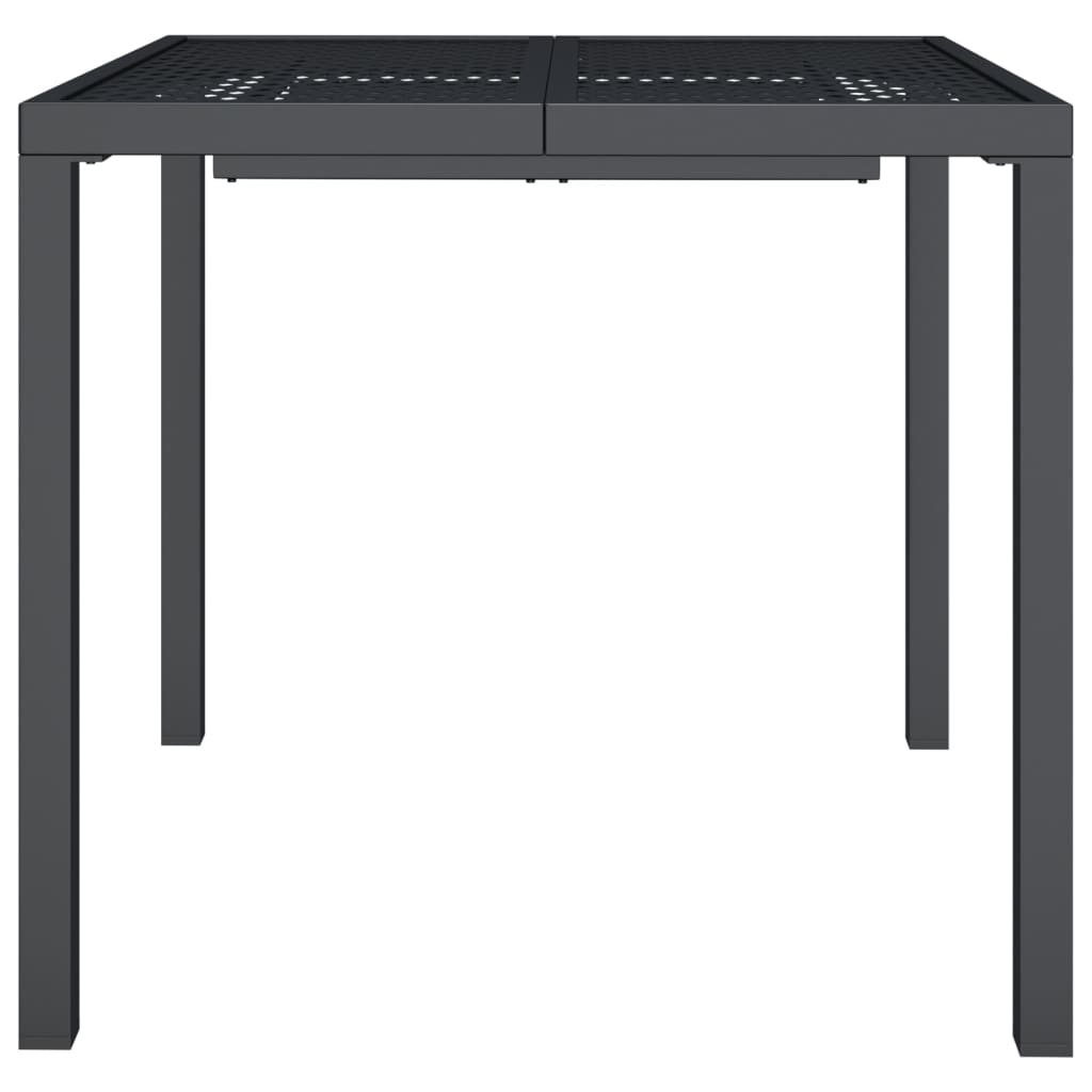 Garden Table Anthracite Steel