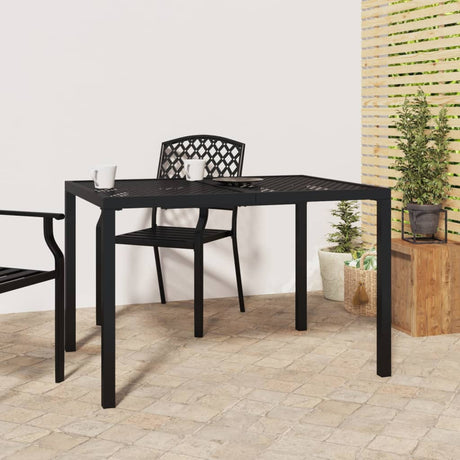Garden Table Anthracite Steel