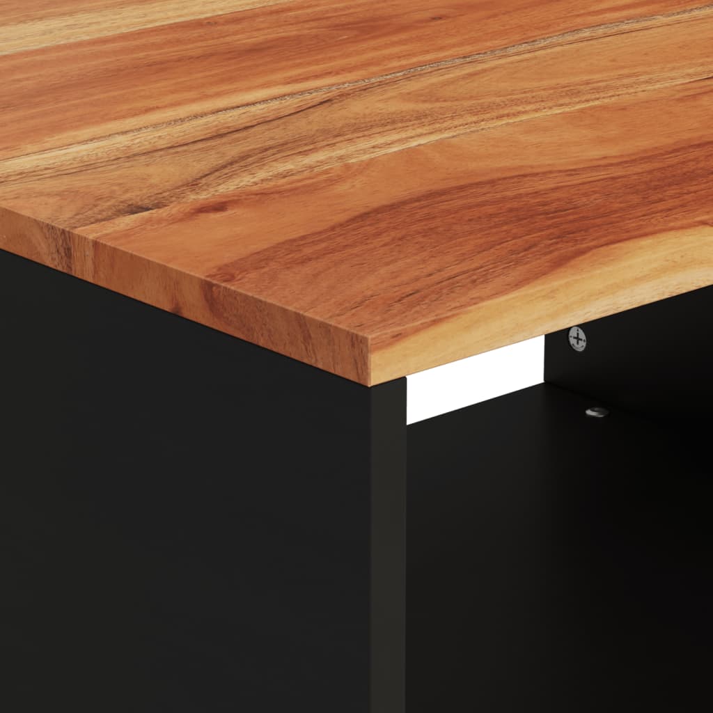 Coffee Table 60X50X40 Cm Solid Wood Acacia