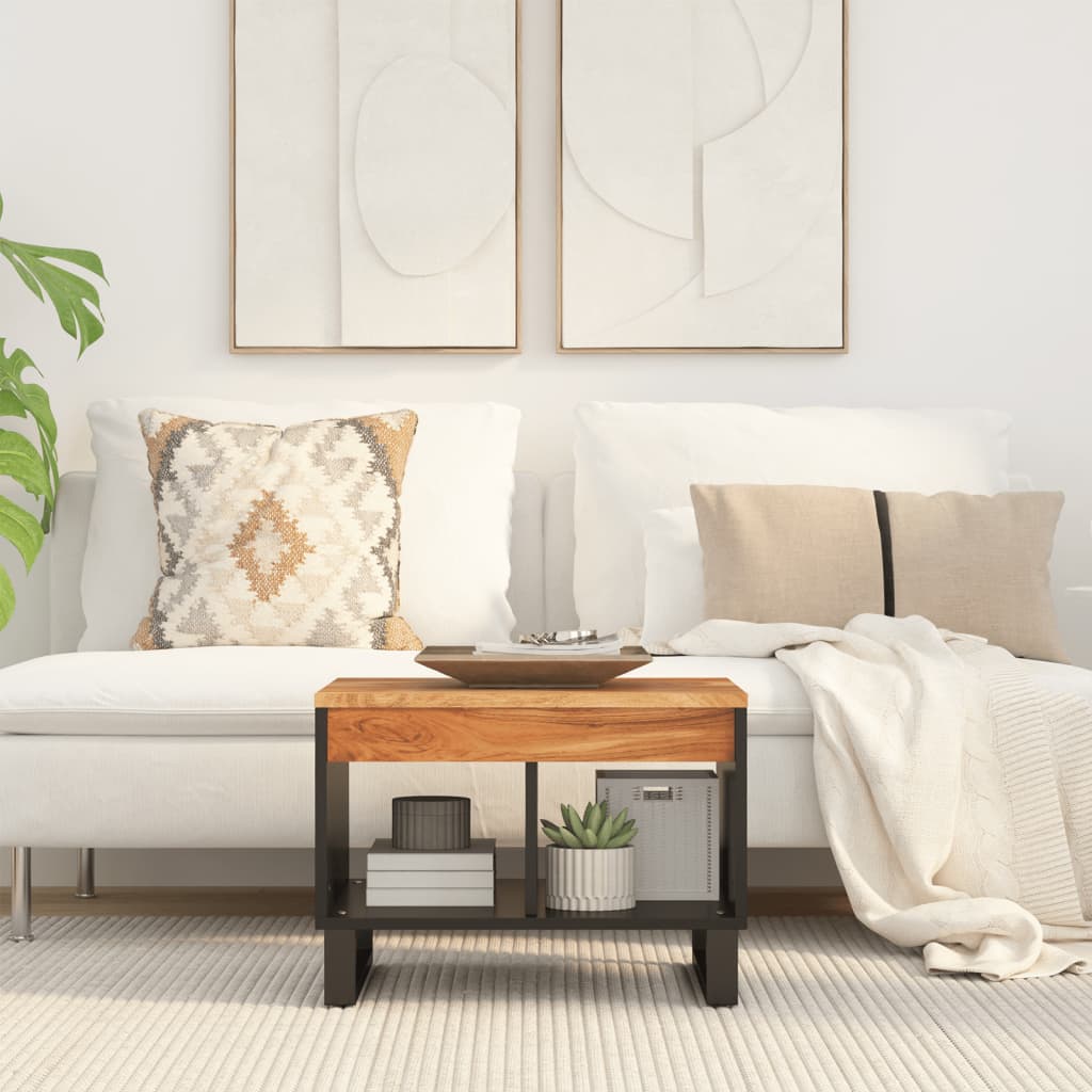 Coffee Table 55X50X40 Cm Solid Wood Mango