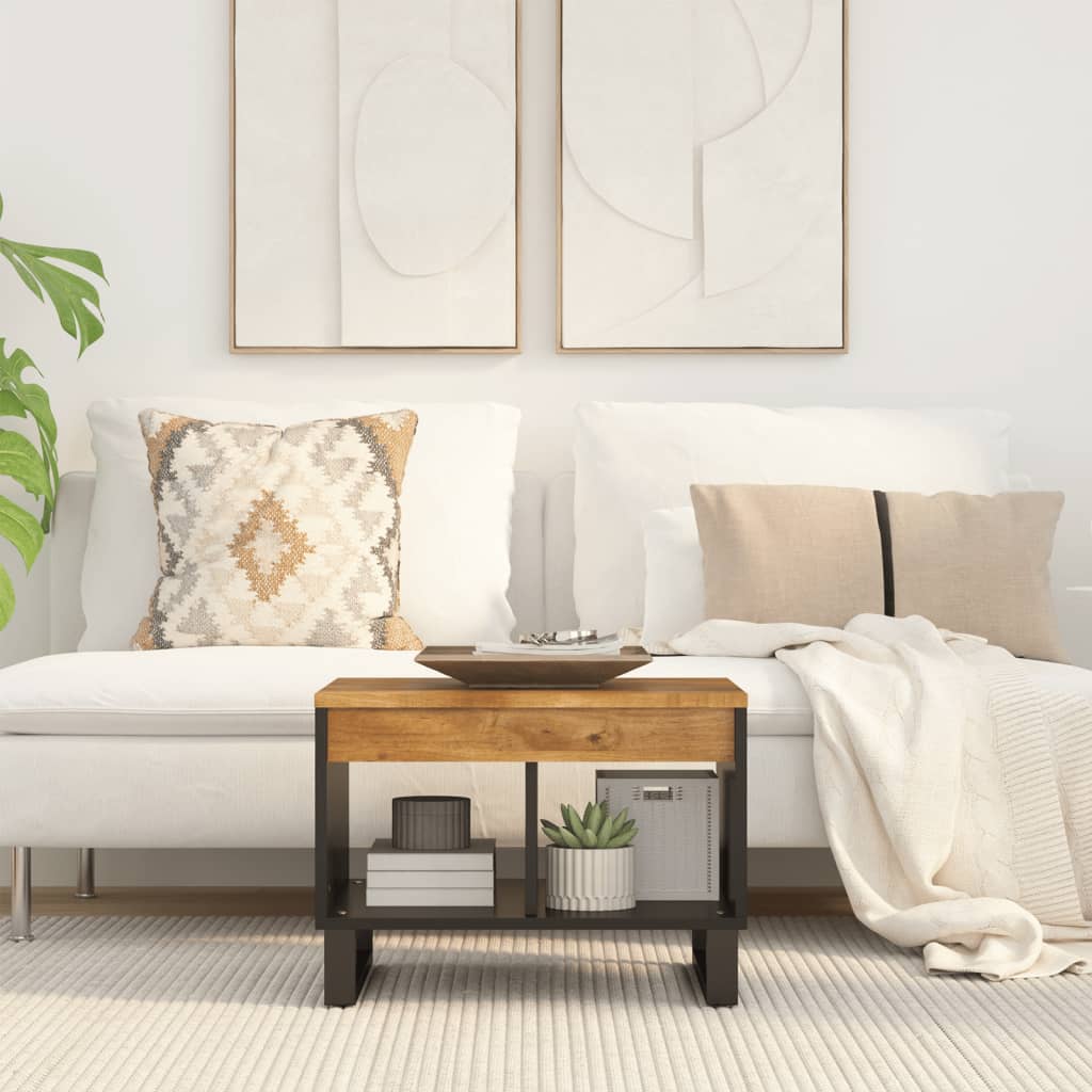 Coffee Table 55X50X40 Cm Solid Wood Mango