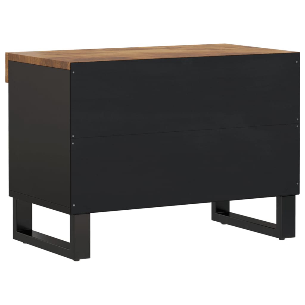 Tv Cabinet 60X33X43.5 Cm Solid Wood Mango