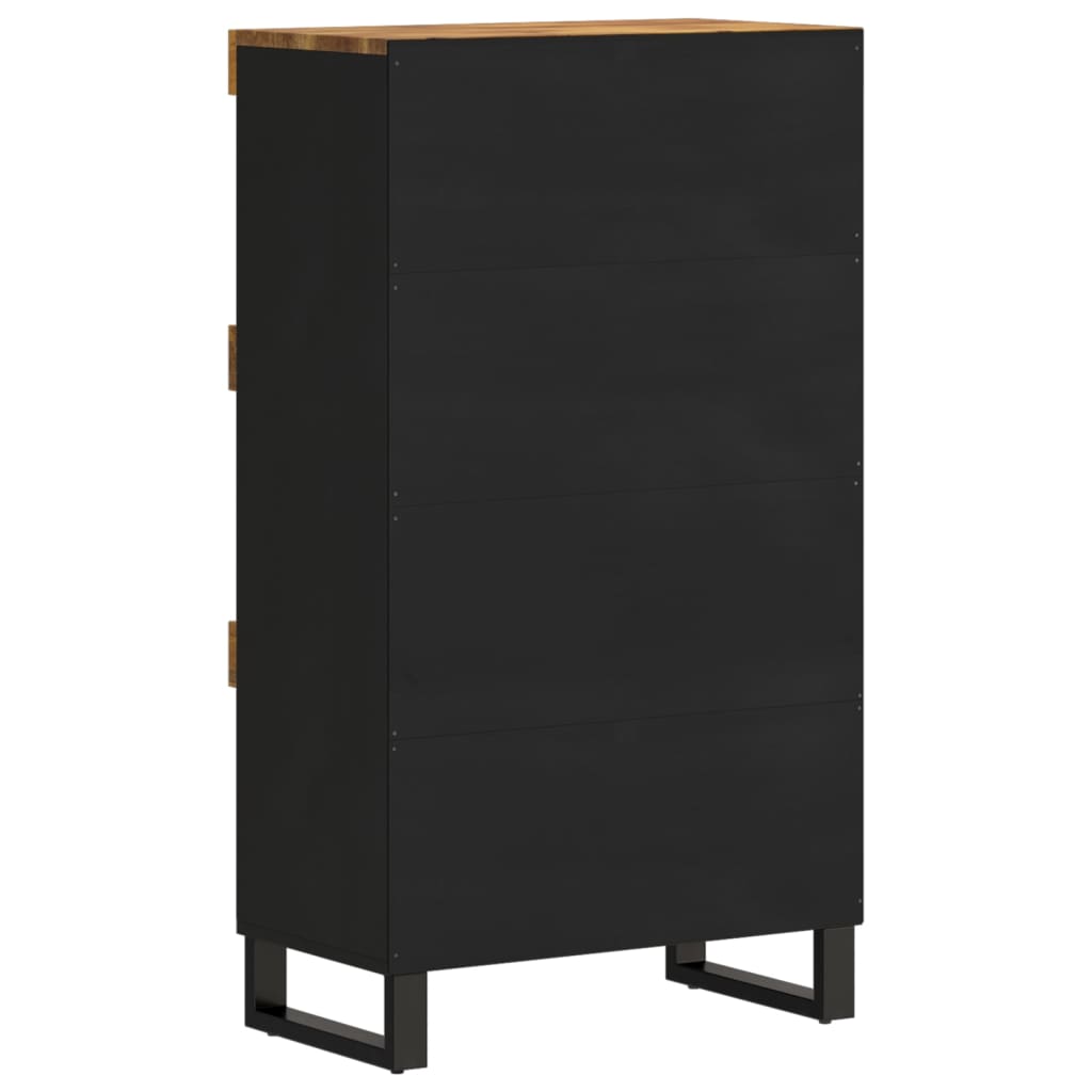 Side Cabinet 60X33X107 Cm Solid Wood Mango