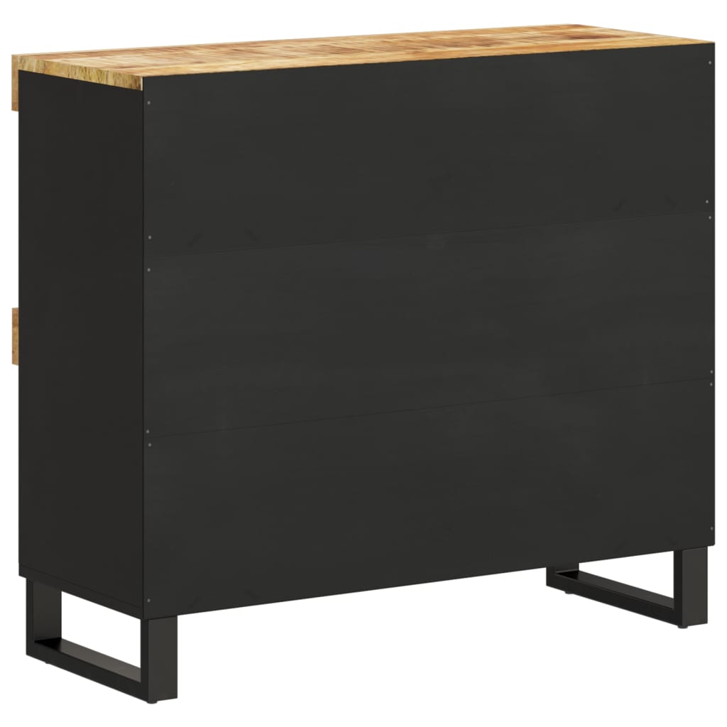 Side Cabinet 85X33X75 Cm Solid Wood Mango