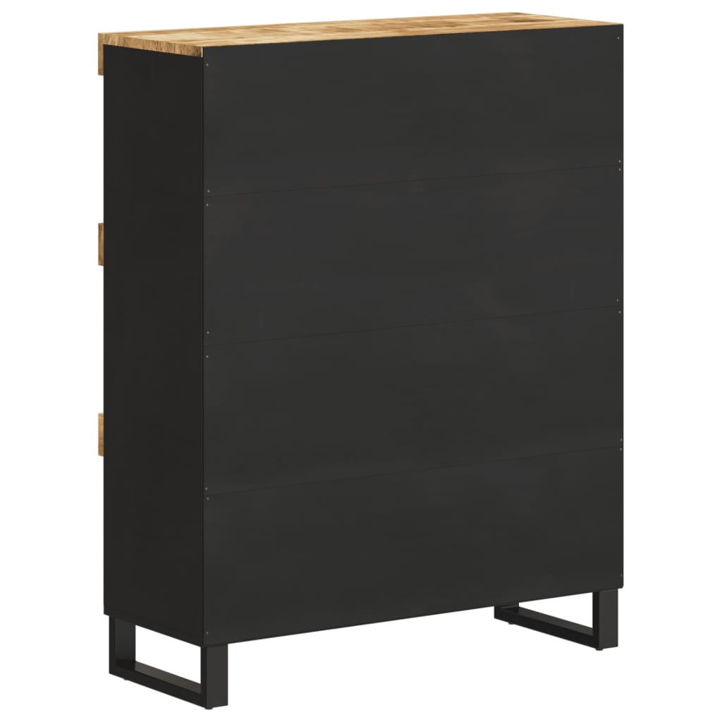 Side Cabinet 85X33X107 Cm Solid Wood Mango