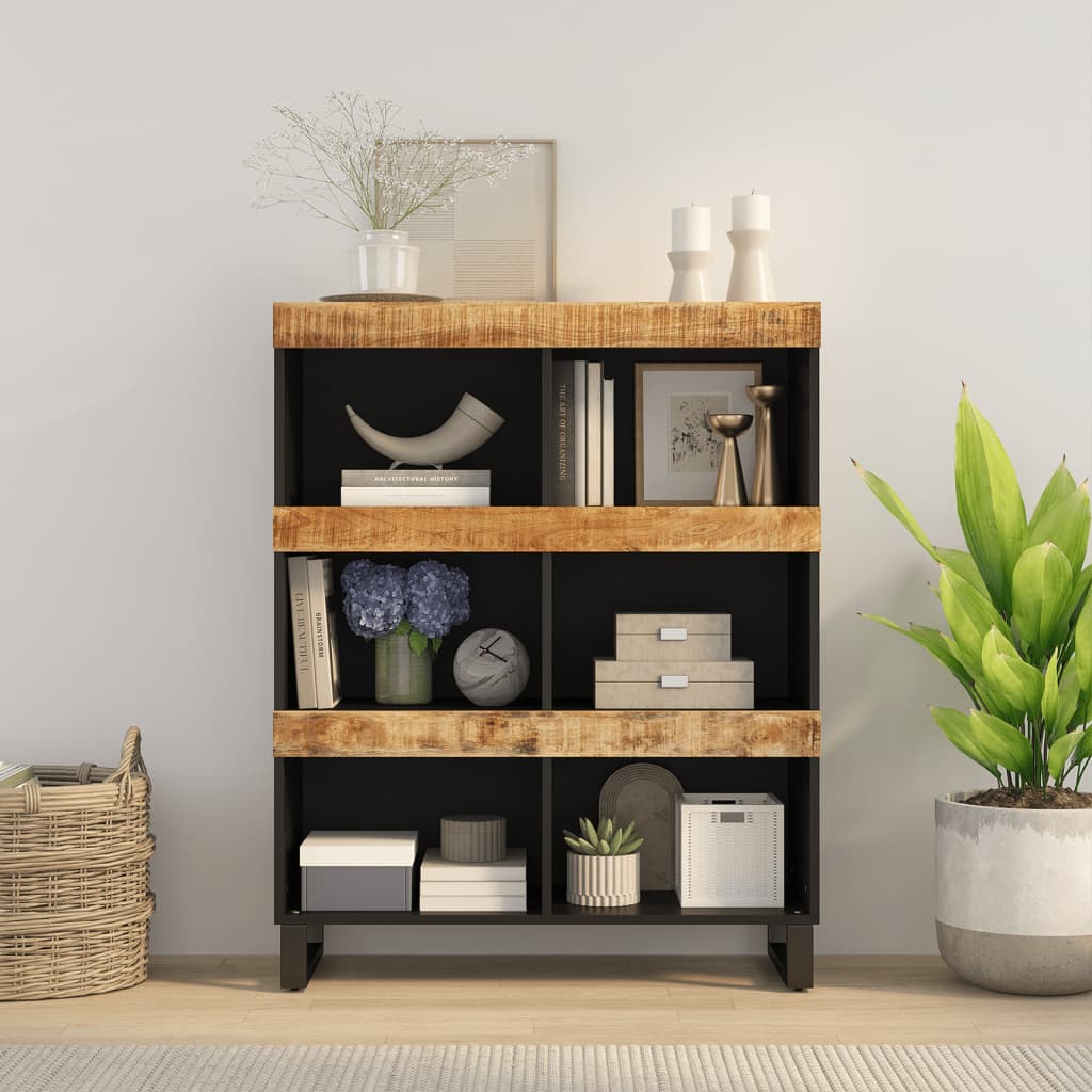 Side Cabinet 85X33X107 Cm Solid Wood Mango