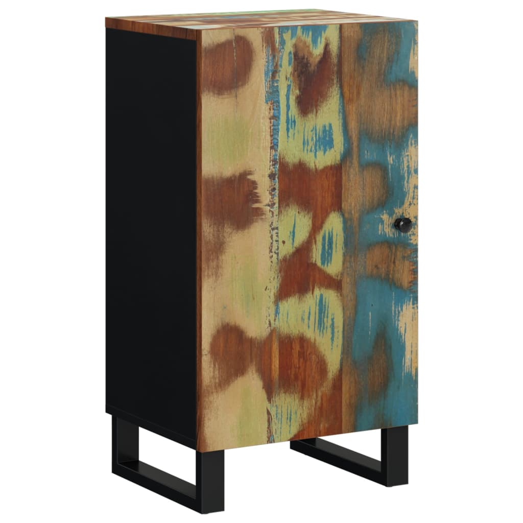 Sideboard With Door 40X31X75 Cm Solid Wood Reclaimed